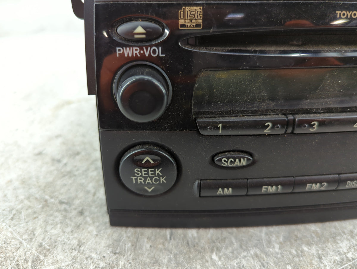 2008-2010 Toyota Sienna Radio AM FM Cd Player Receiver Replacement P/N:86120-08220 123000-0760B101 Fits Fits 2008 2009 2010 