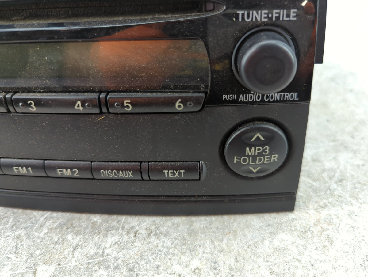 2008-2010 Toyota Sienna Radio AM FM Cd Player Receiver Replacement P/N:86120-08220 123000-0760B101 Fits Fits 2008 2009 2010 