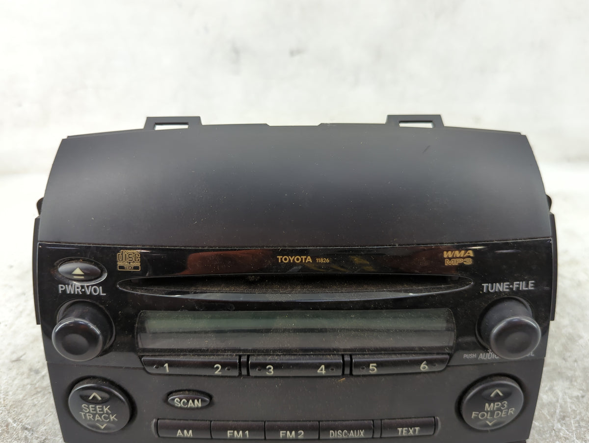 2008-2010 Toyota Sienna Radio AM FM Cd Player Receiver Replacement P/N:86120-08220 123000-0760B101 Fits Fits 2008 2009 2010 