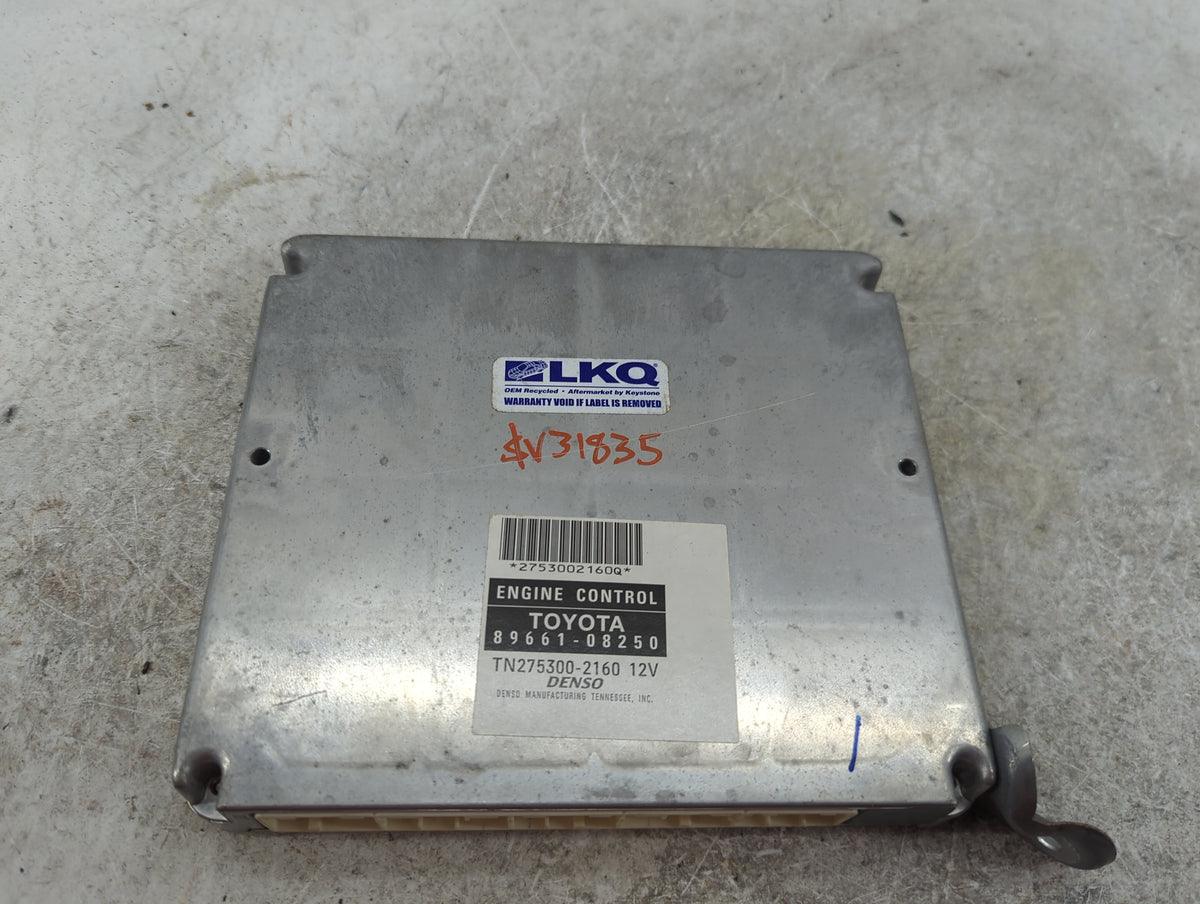 2008 Toyota Sienna PCM Engine Control Computer ECU ECM PCU OEM P/N:89661-08250 TN275300-2160, 2753002160Q Fits OEM Used Auto