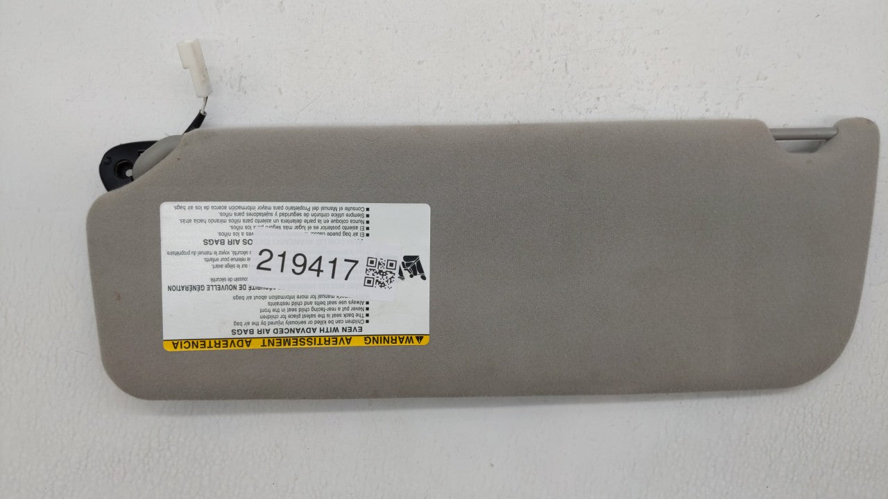 2005-2010 Toyota Sienna Sun Visor Shade Replacement Passenger Right Mirror Fits Fits 2005 2006 2007 2008 2009 2010 OEM Used 