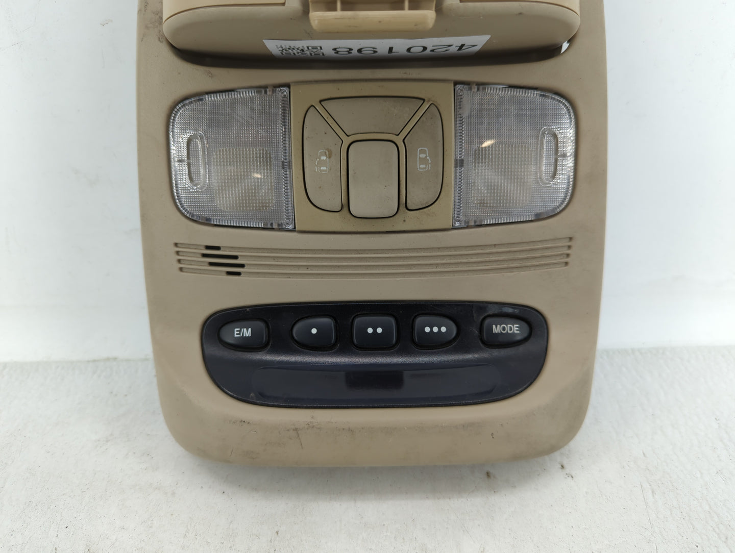 2008 Toyota Sienna Overhead Roof Console - Oemusedautoparts1.com