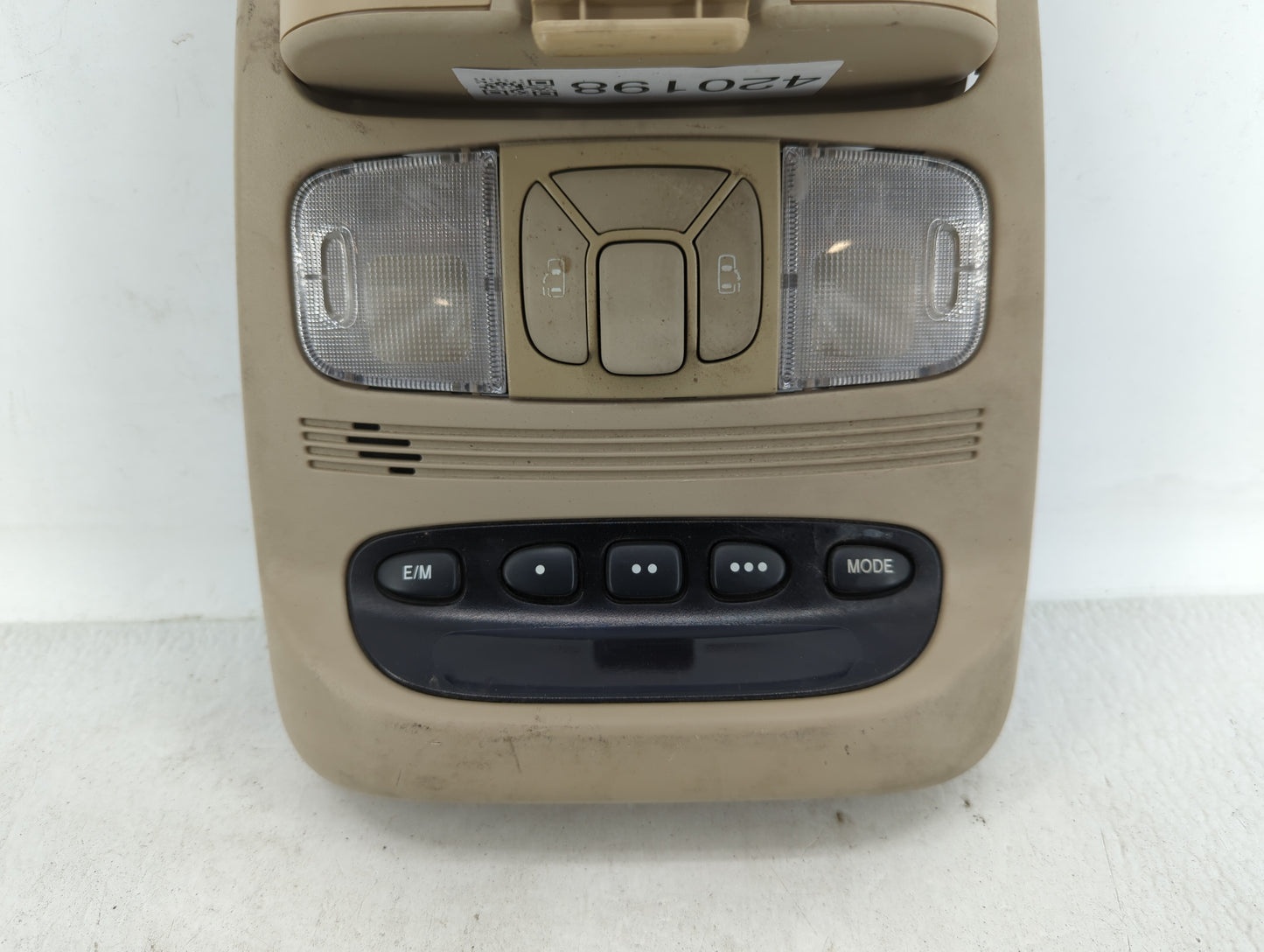 2008 Toyota Sienna Overhead Roof Console - Oemusedautoparts1.com