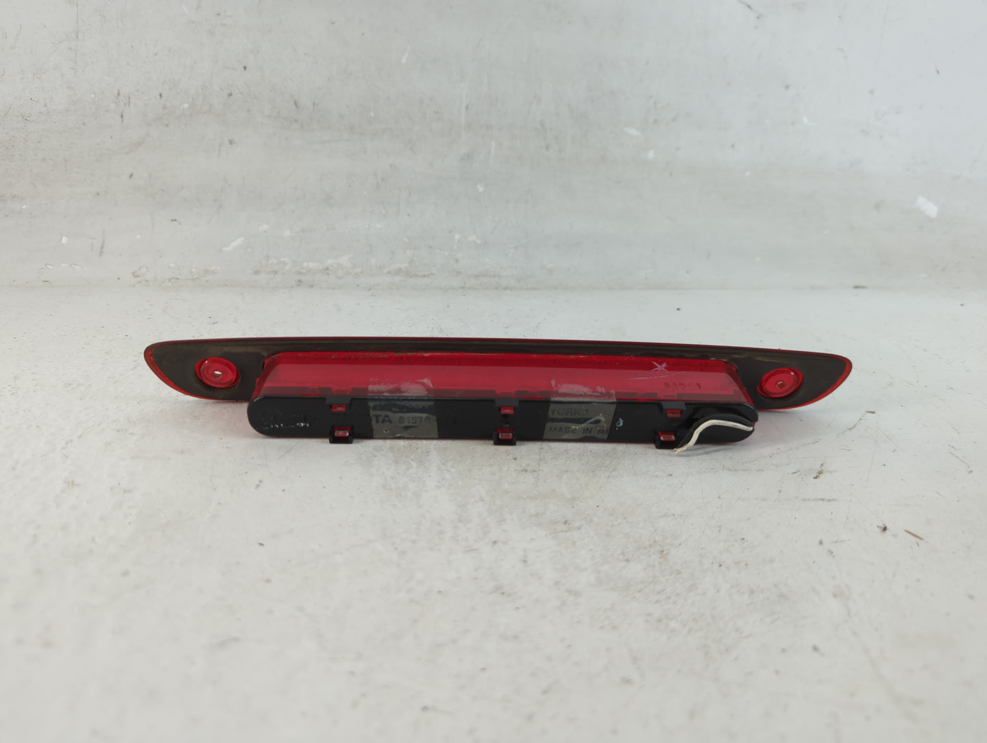 2008 Toyota Sienna Third Brake Light Tail Light Fits OEM Used Auto Parts - Oemusedautoparts1.com