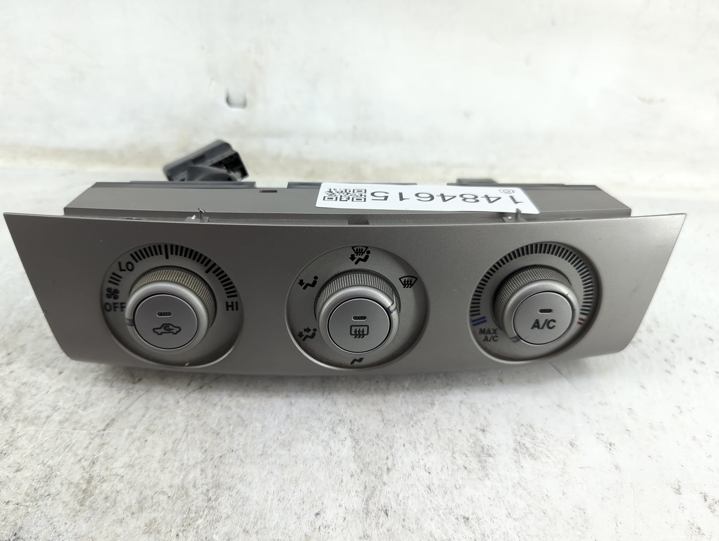 2007-2008 Toyota Solara Climate Control Module Temperature AC/Heater Replacement Fits Fits 2007 2008 OEM Used Auto Parts - O