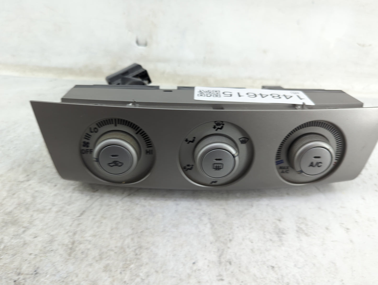 2007-2008 Toyota Solara Climate Control Module Temperature AC/Heater Replacement Fits Fits 2007 2008 OEM Used Auto Parts - O