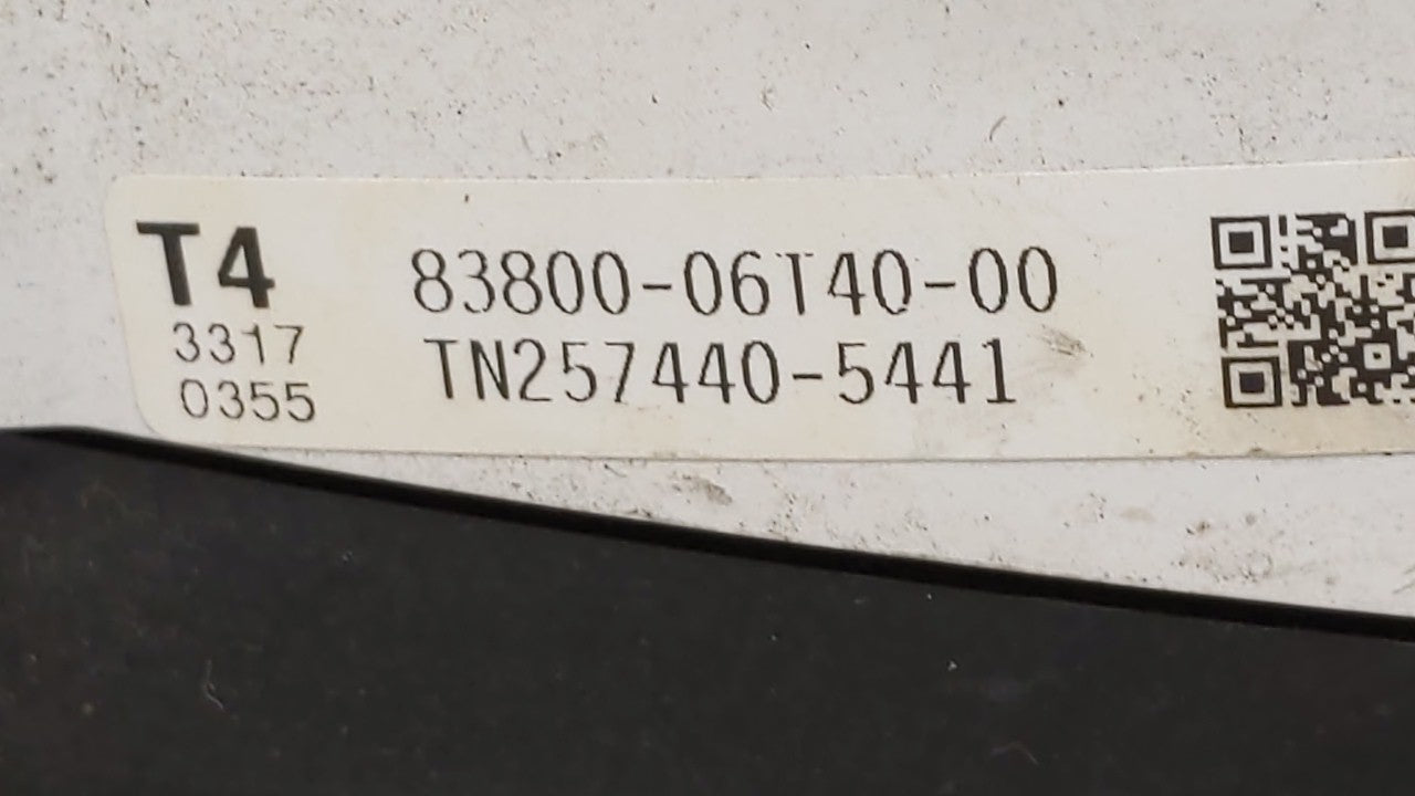 2007-2008 Toyota Solara Instrument Cluster Speedometer Gauges P/N:83800-06T40 Fits Fits 2007 2008 OEM Used Auto Parts - Oemu