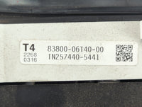 2007-2008 Toyota Solara Instrument Cluster Speedometer Gauges P/N:257440-5441 83800-06T40-00 Fits Fits 2007 2008 OEM Used Au