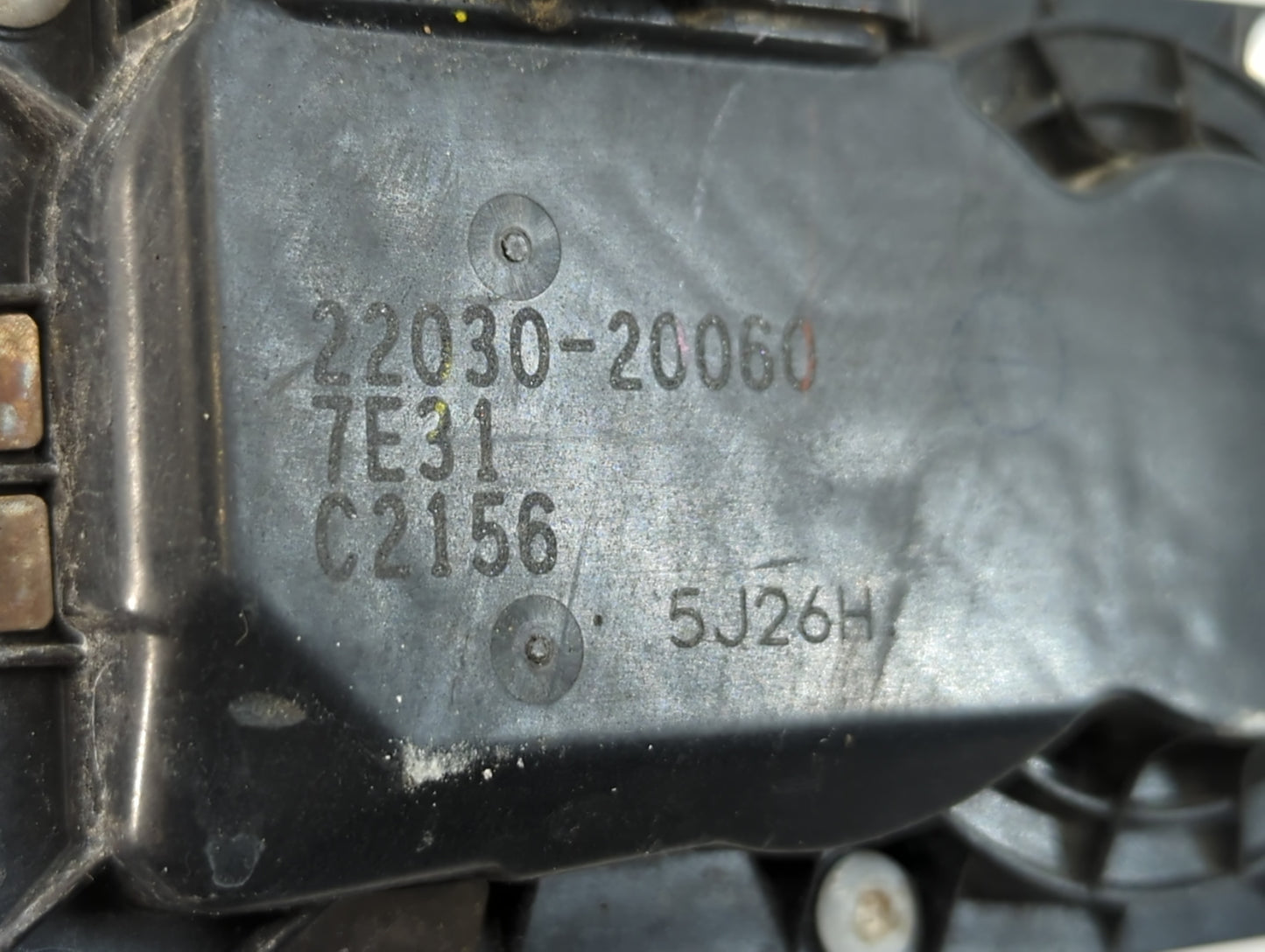 2004-2008 Toyota Solara Throttle Body P/N:22030-20060 Fits Fits 2003 2004 2005 2006 2007 2008 2009 2010 OEM Used Auto Parts 