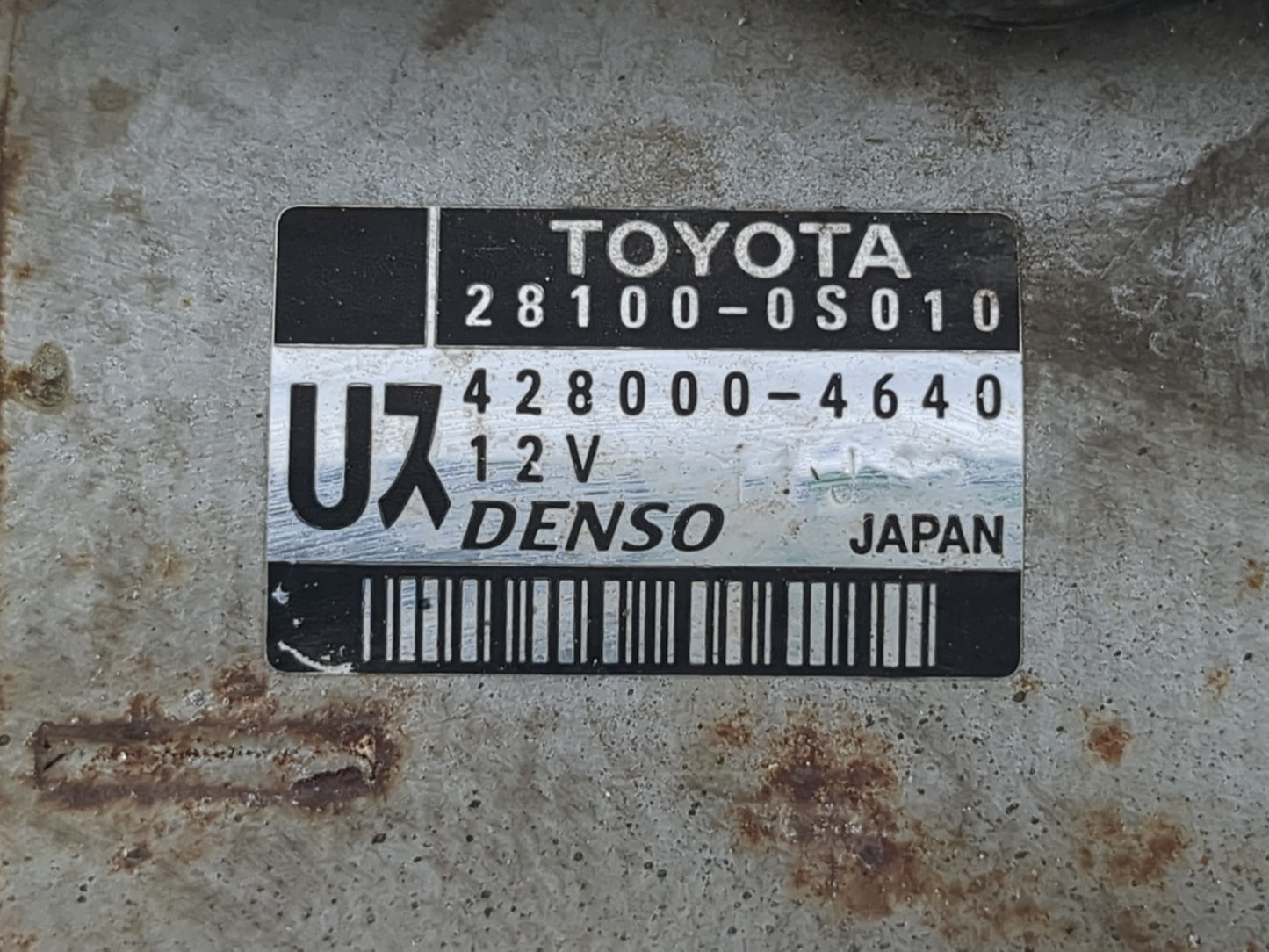 2007-2021 Toyota Tundra Car Starter Motor Solenoid OEM P/N:428000-4640 28100-0S010 Fits OEM Used Auto Parts - Oemusedautopar