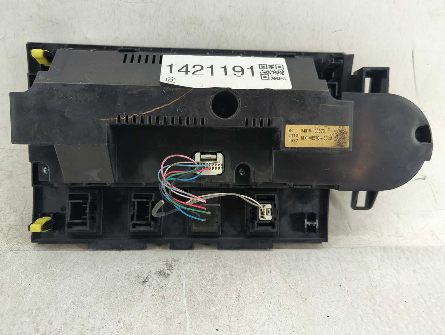 2007-2009 Toyota Tundra Climate Control Module Temperature AC/Heater Replacement P/N:84010-0CB70 Fits Fits 2007 2008 2009 OE