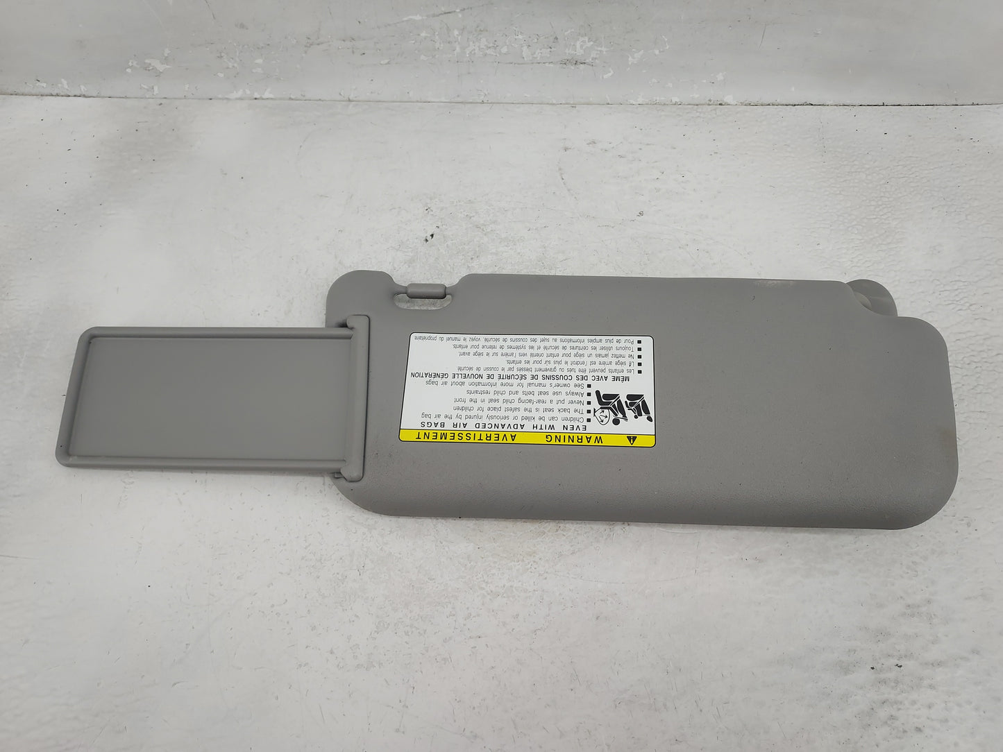 2007-2011 Toyota Yaris Sun Visor Shade Replacement Driver Left Mirror Fits Fits 2007 2008 2009 2010 2011 OEM Used Auto Parts