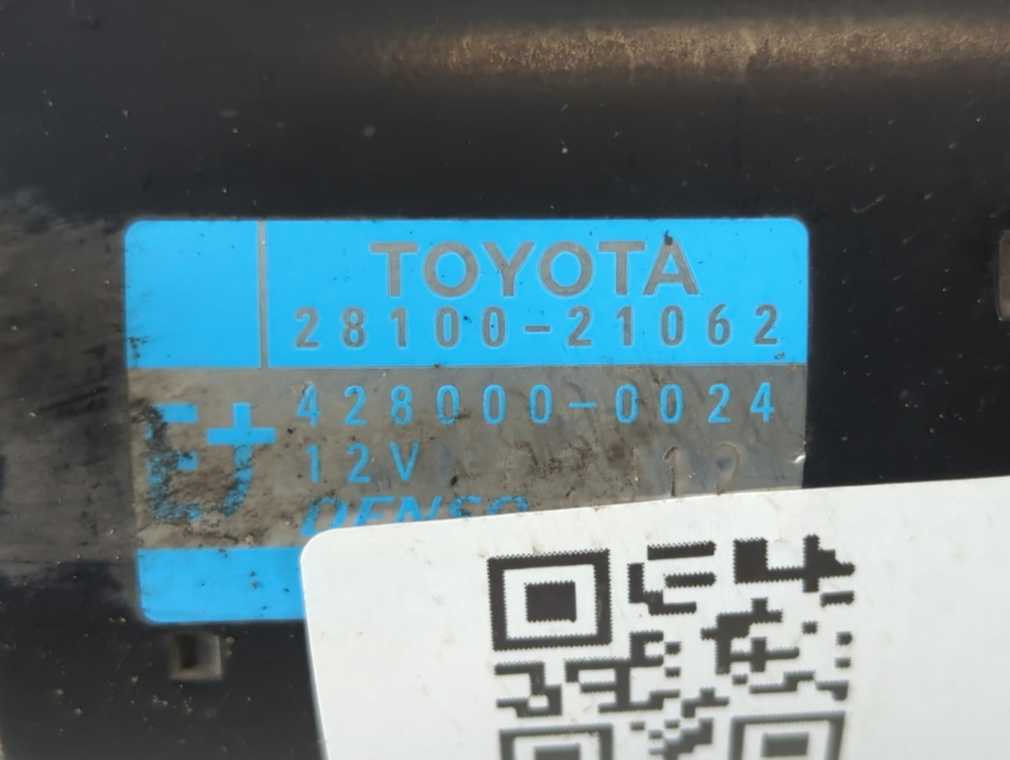 2006-2019 Toyota Yaris Car Starter Motor Solenoid OEM P/N:428000-0024 28100-21062 Fits OEM Used Auto Parts - Oemusedautopart