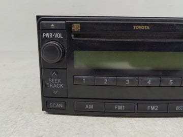 2008 Toyota Yaris Radio AM FM Cd Player Receiver Replacement P/N:86120-52870 Fits OEM Used Auto Parts