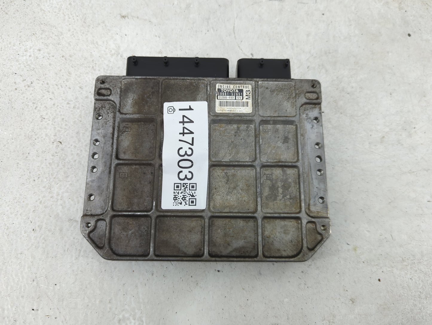 2008 Toyota Yaris PCM Engine Control Computer ECU ECM PCU OEM P/N:89661-52G51 212000-4161 Fits OEM Used Auto Parts - Oemused