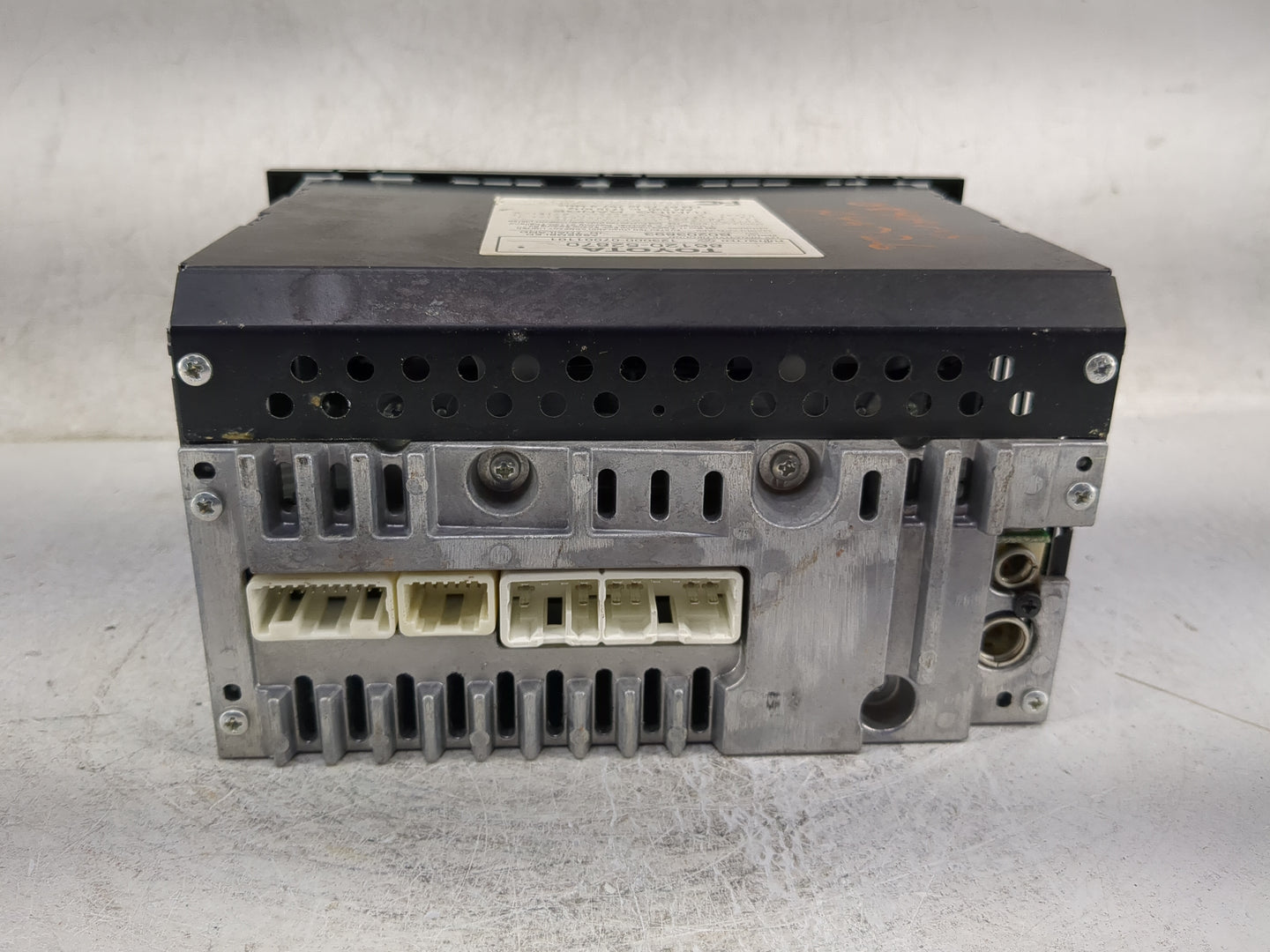 2008 Toyota Yaris Radio AM FM Cd Player Receiver Replacement P/N:86120-52870 123000-07001101 Fits OEM Used Auto Parts - Oemu