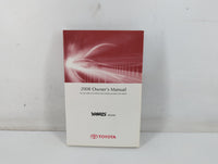 2008 Toyota Yaris Owners Manual Book Guide P/N:01999-52787 OEM Used Auto Parts - Oemusedautoparts1.com