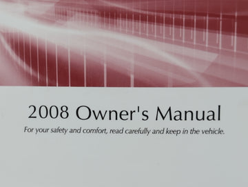 2008 Toyota Yaris Owners Manual Book Guide P/N:01999-52787 OEM Used Auto Parts