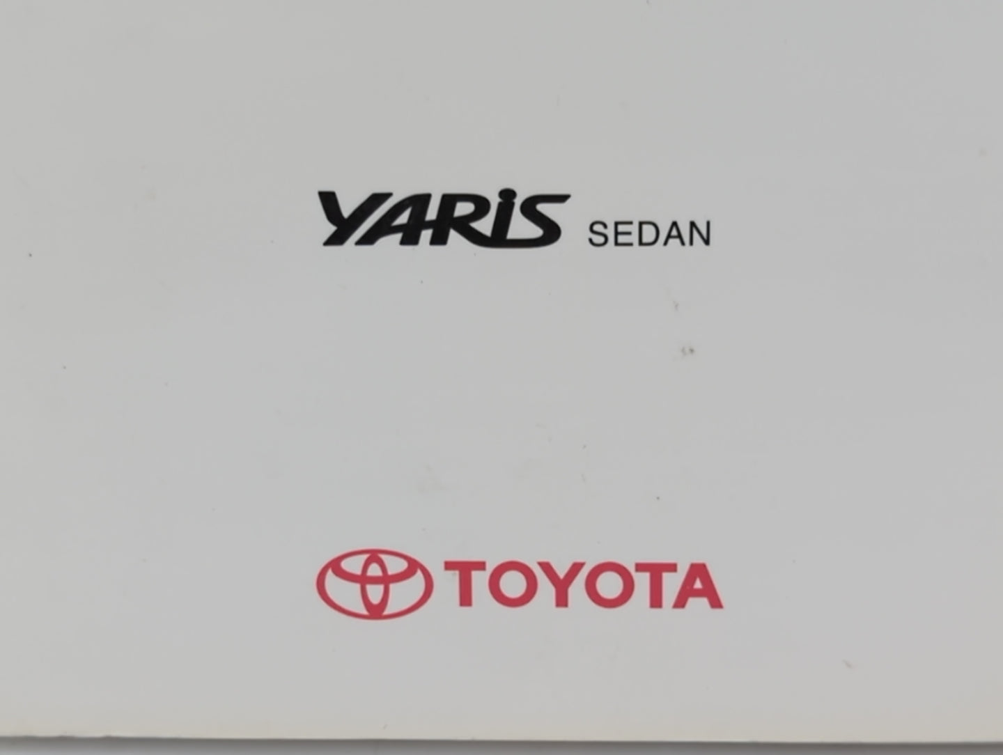 2008 Toyota Yaris Owners Manual Book Guide P/N:01999-52787 OEM Used Auto Parts - Oemusedautoparts1.com