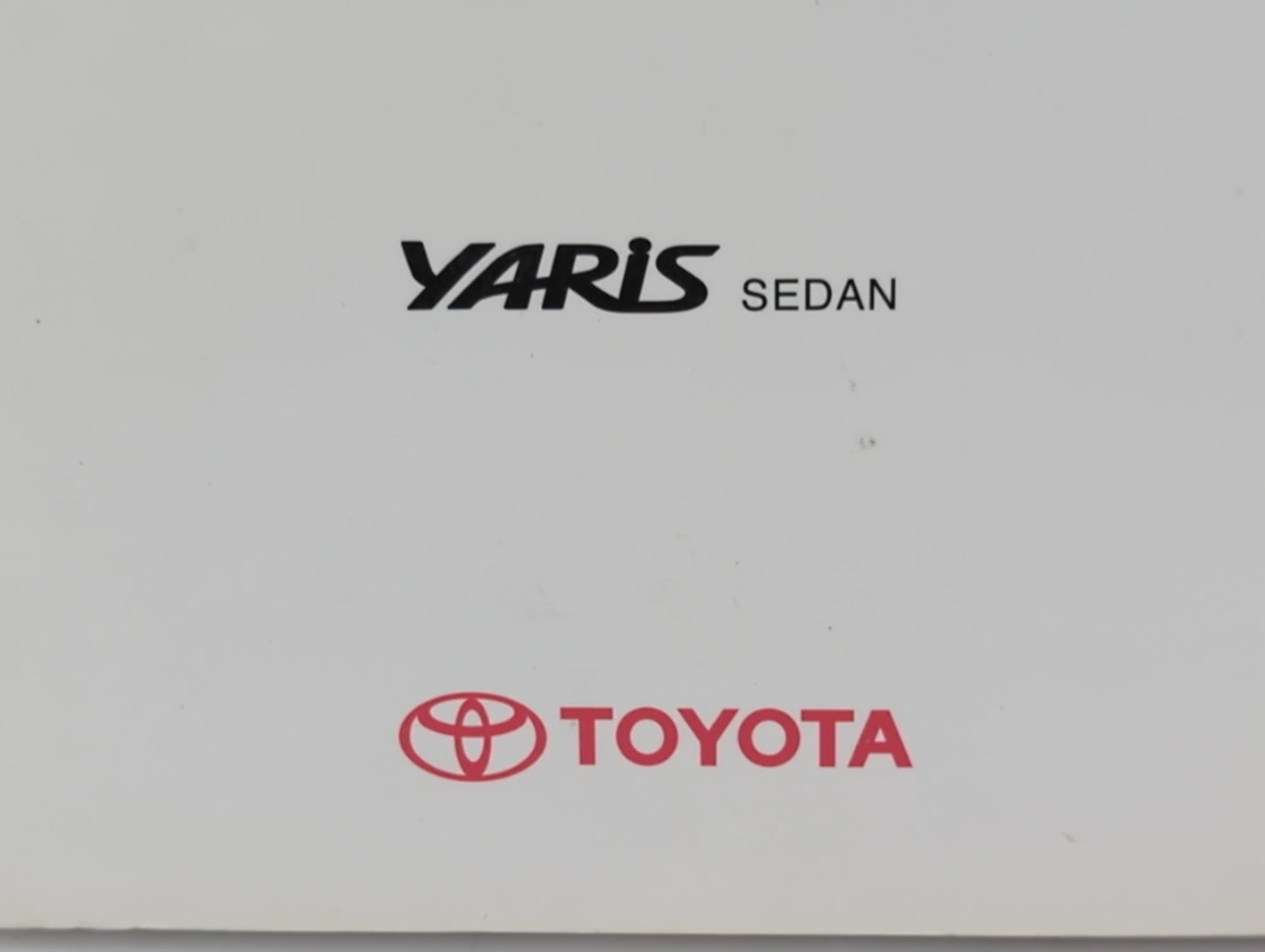 2008 Toyota Yaris Owners Manual Book Guide P/N:01999-52787 OEM Used Auto Parts - Oemusedautoparts1.com
