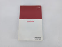2008 Toyota Yaris Owners Manual Book Guide P/N:01999-52787 OEM Used Auto Parts - Oemusedautoparts1.com