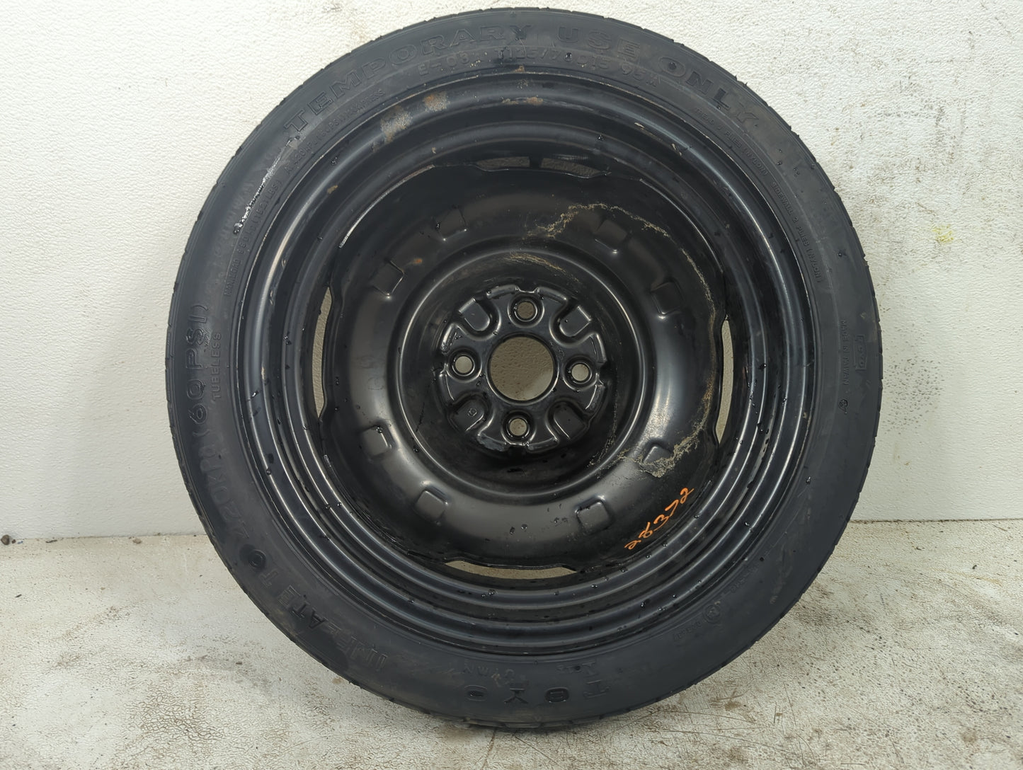 2006-2016 Toyota Yaris Spare Donut Tire Wheel Rim Oem - Oemusedautoparts1.com