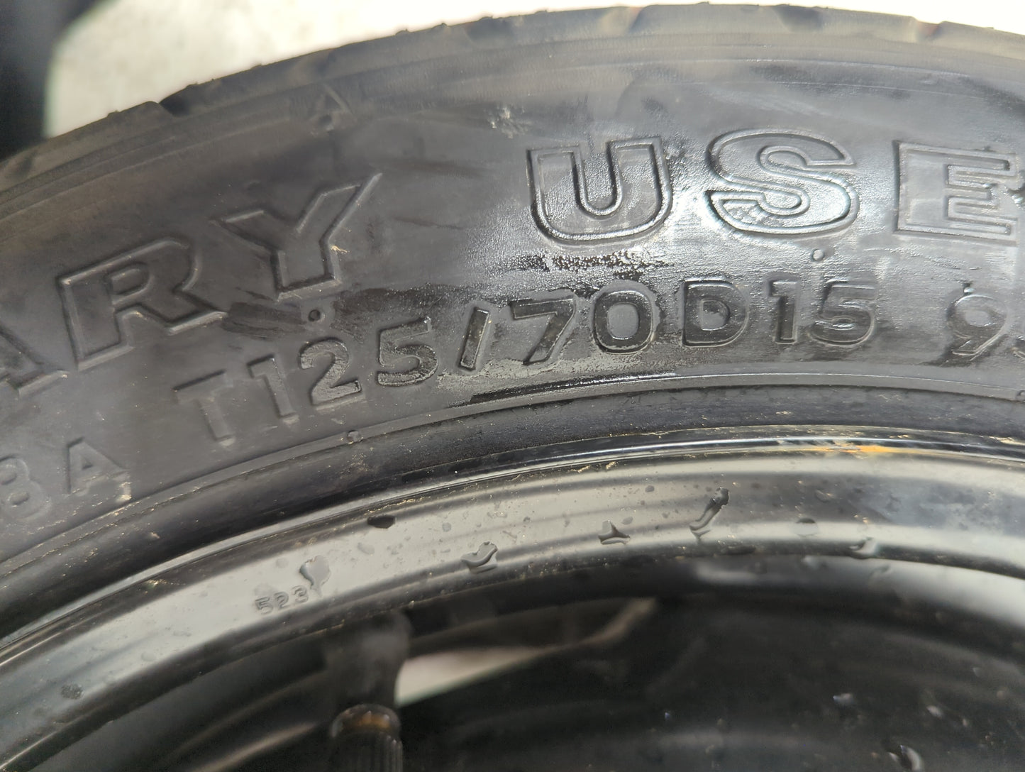 2006-2016 Toyota Yaris Spare Donut Tire Wheel Rim Oem - Oemusedautoparts1.com