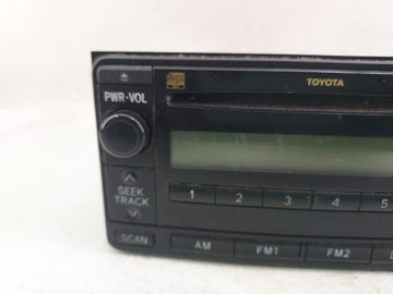 2008 Toyota Yaris Radio AM FM Cd Player Receiver Replacement P/N:86120-52870 Fits OEM Used Auto Parts