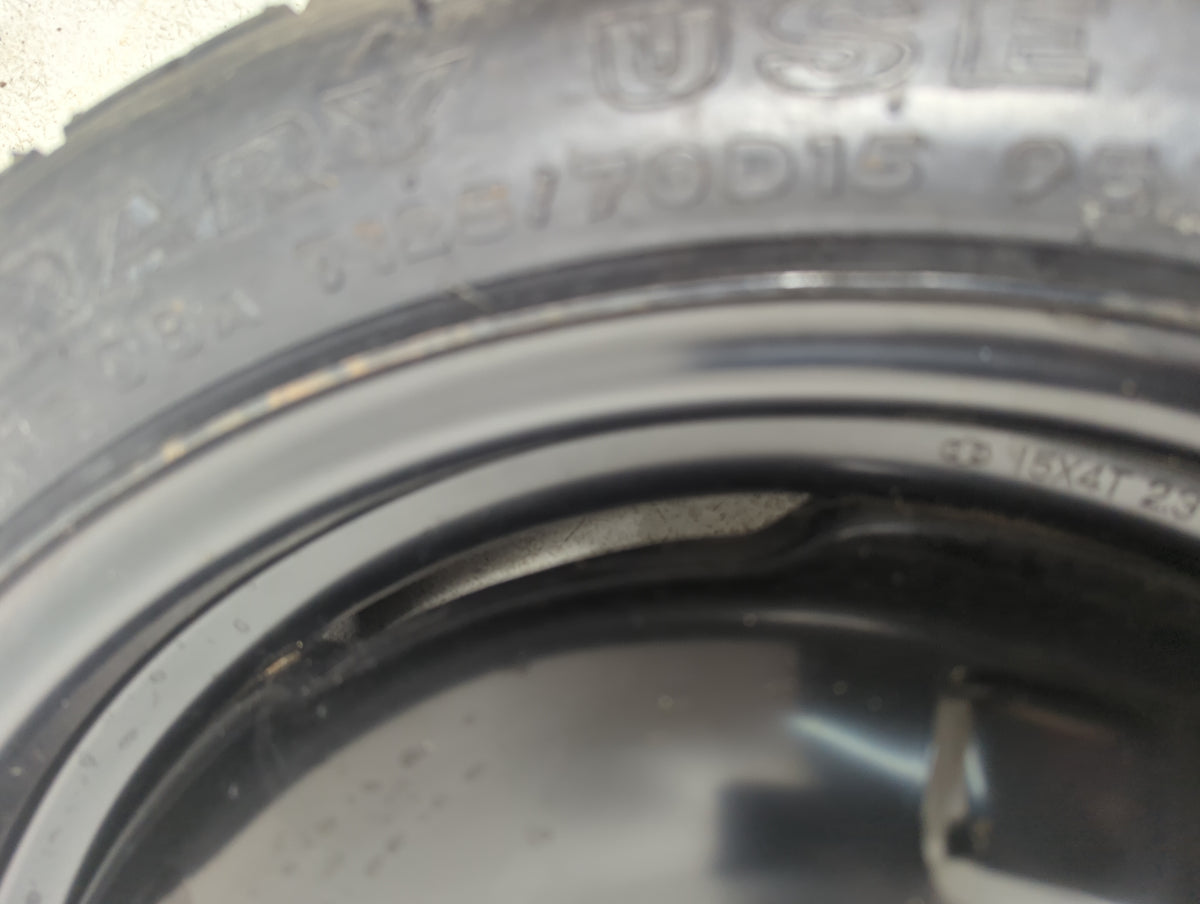 Toyota Yaris Yaris Spare Donut Tire Wheel Rim Oem 5034590 - Oemusedautoparts1.com