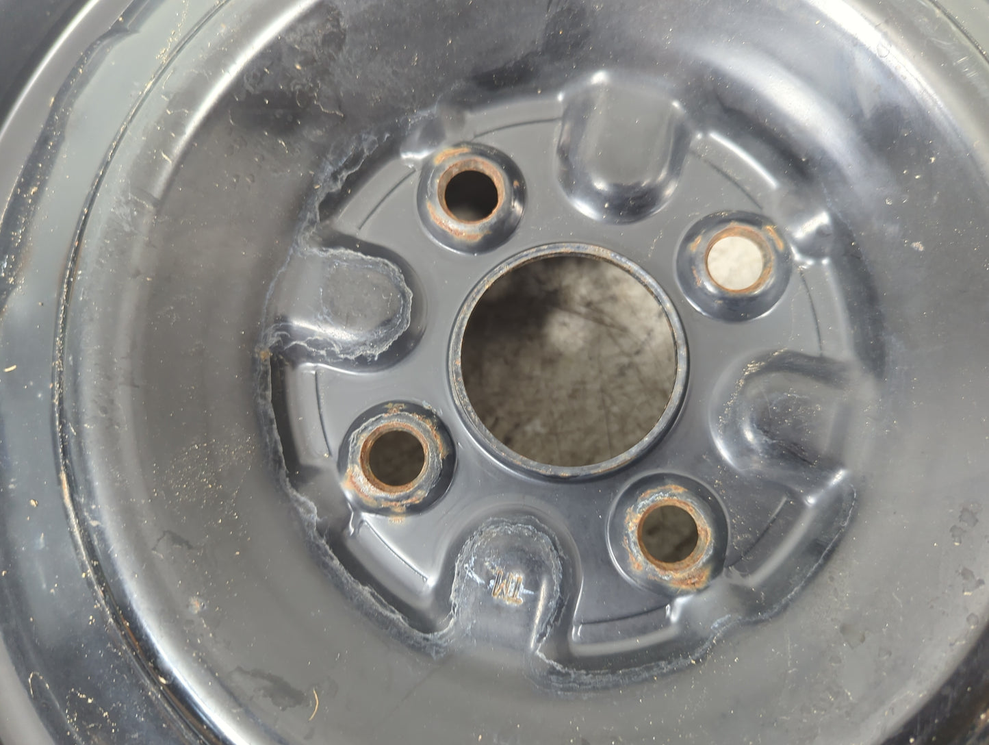 2008 Toyota Yaris Yaris Spare Donut Tire Wheel Rim Oem - Oemusedautoparts1.com