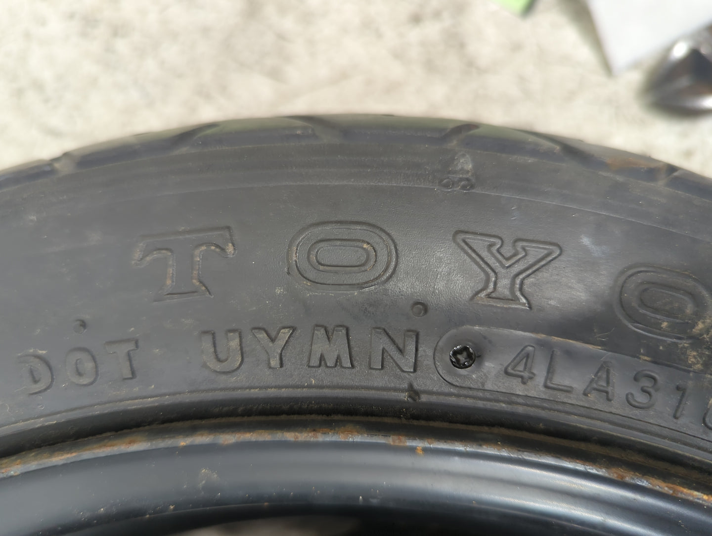 2008 Toyota Yaris Yaris Spare Donut Tire Wheel Rim Oem - Oemusedautoparts1.com