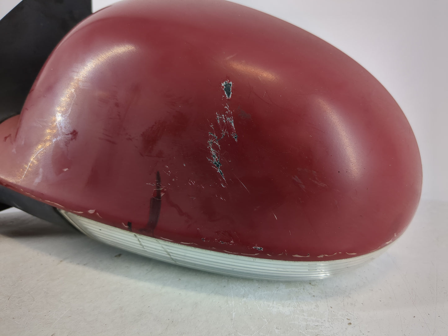 2008-2008 Volkswagen Eos Driver Left Side View Manual Door Mirror Red - Oemusedautoparts1.com