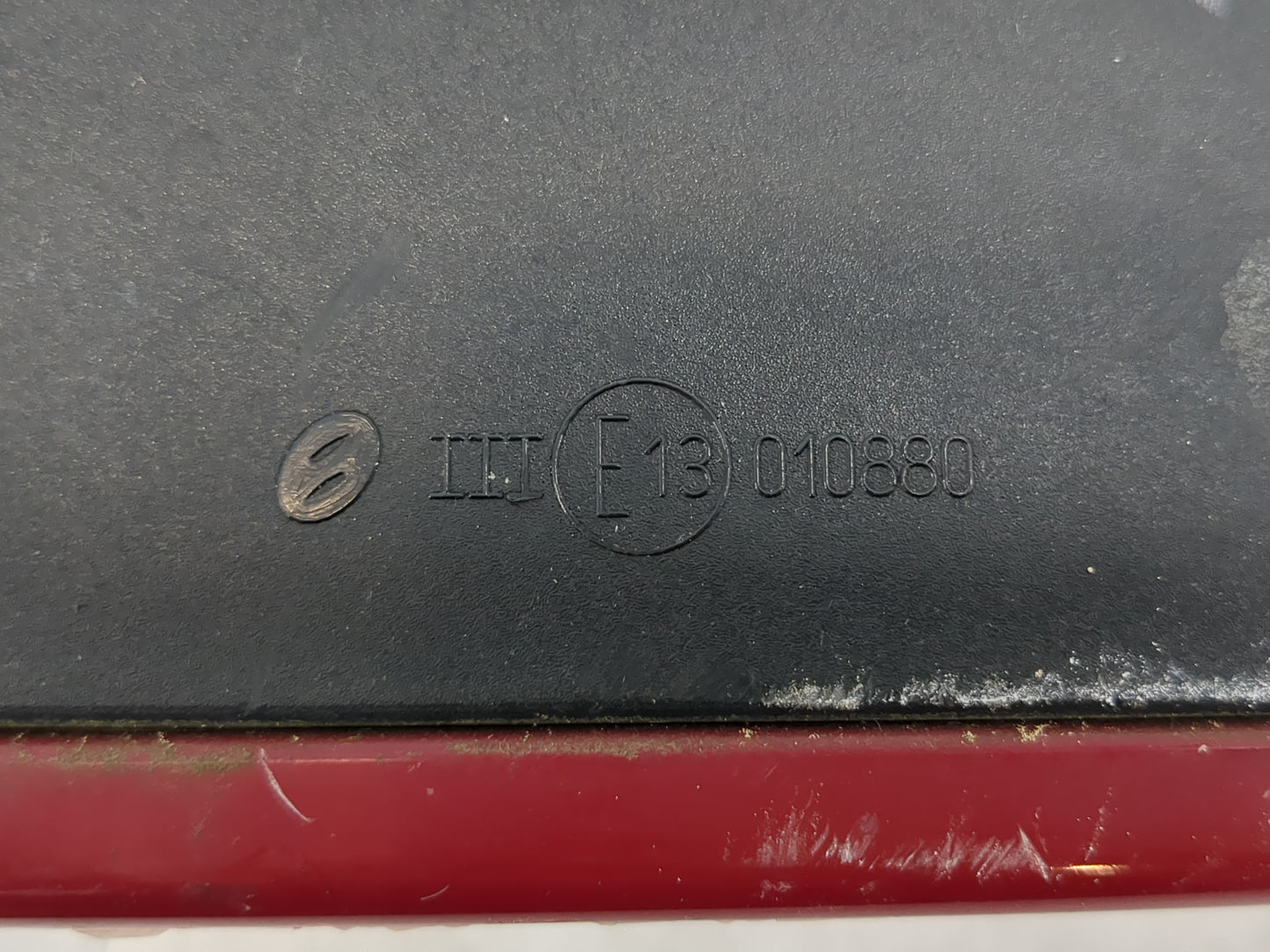 2008-2008 Volkswagen Eos Driver Left Side View Manual Door Mirror Red - Oemusedautoparts1.com