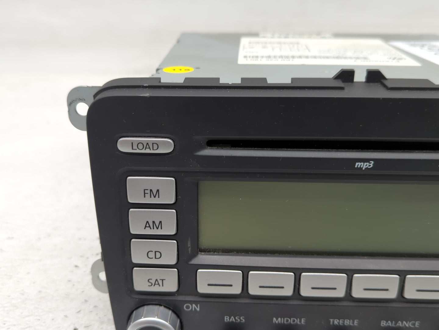 2006-2007 Volkswagen Golf Radio AM FM Cd Player Receiver Replacement P/N:1K0 035 180 L Fits Fits 2005 2006 2007 2008 2009 OE