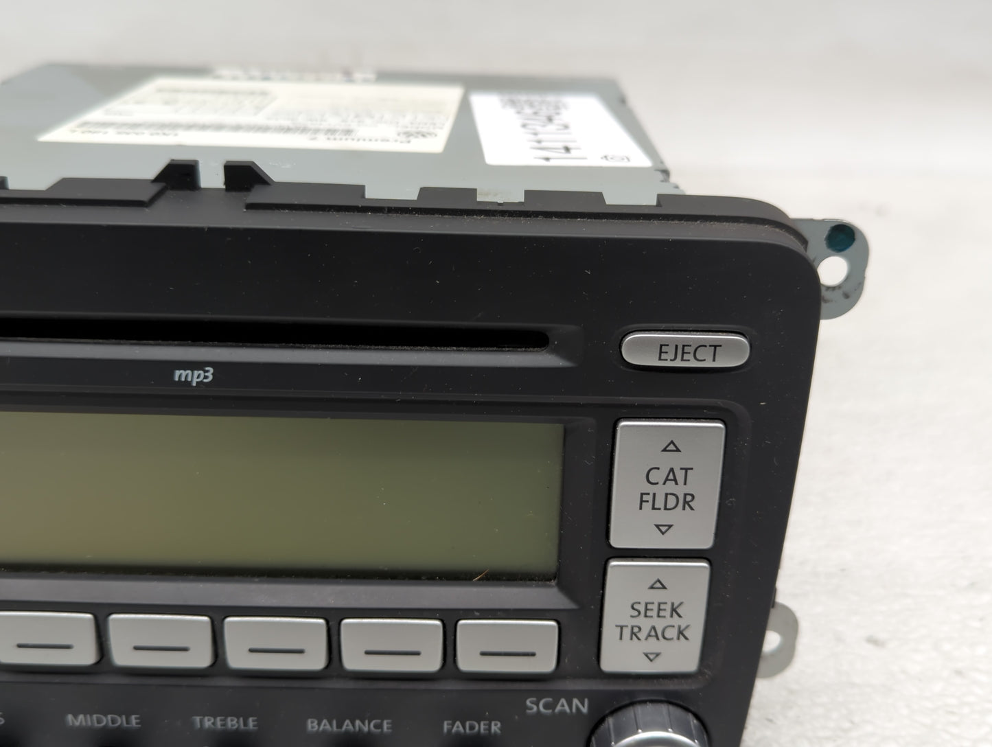 2006-2007 Volkswagen Golf Radio AM FM Cd Player Receiver Replacement P/N:1K0 035 180 L Fits Fits 2005 2006 2007 2008 2009 OE
