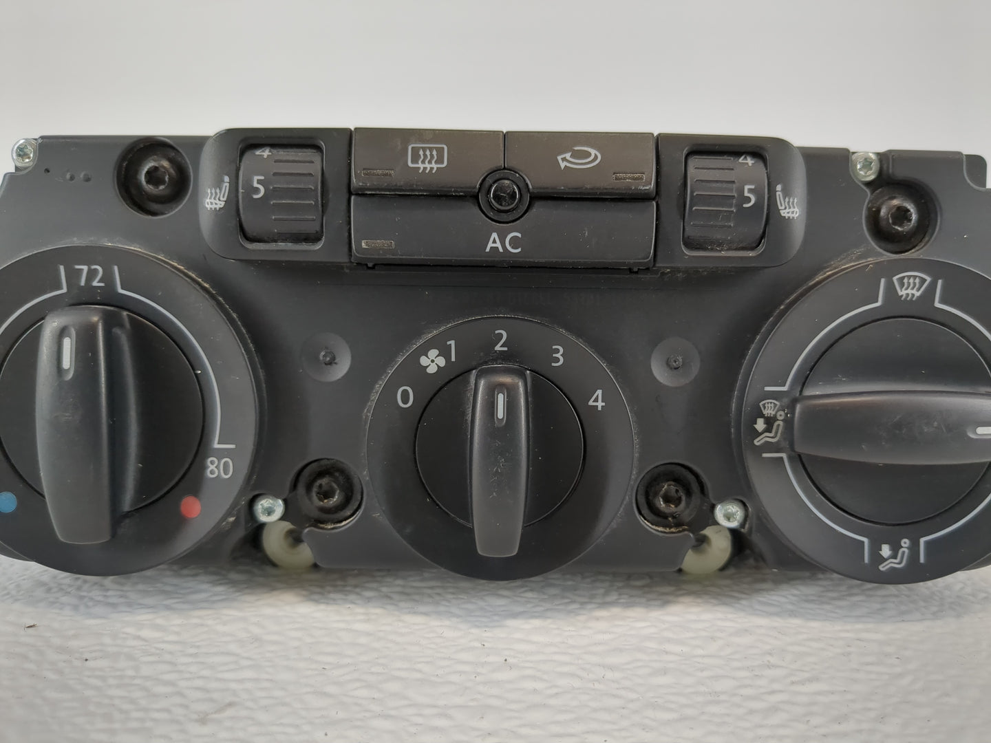 2005-2008 Volkswagen Jetta Climate Control Module Temperature AC/Heater Replacement Fits Fits 2005 2006 2007 2008 OEM Used A