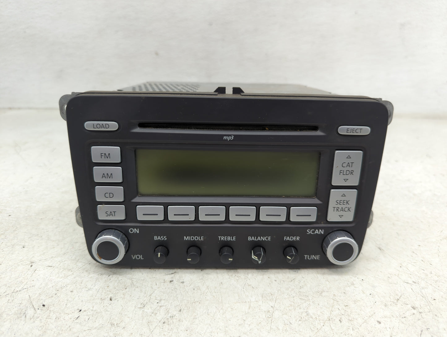 2006-2009 Volkswagen Jetta Radio AM FM Cd Player Receiver Replacement P/N:1K0 035 180 Fits Fits 2006 2007 2008 2009 OEM Used