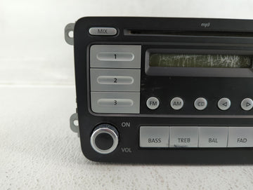 2006-2009 Volkswagen Jetta Radio AM FM Cd Player Receiver Replacement P/N:1K0 035 161 D 1K0 035 161 C Fits OEM Used Auto Parts