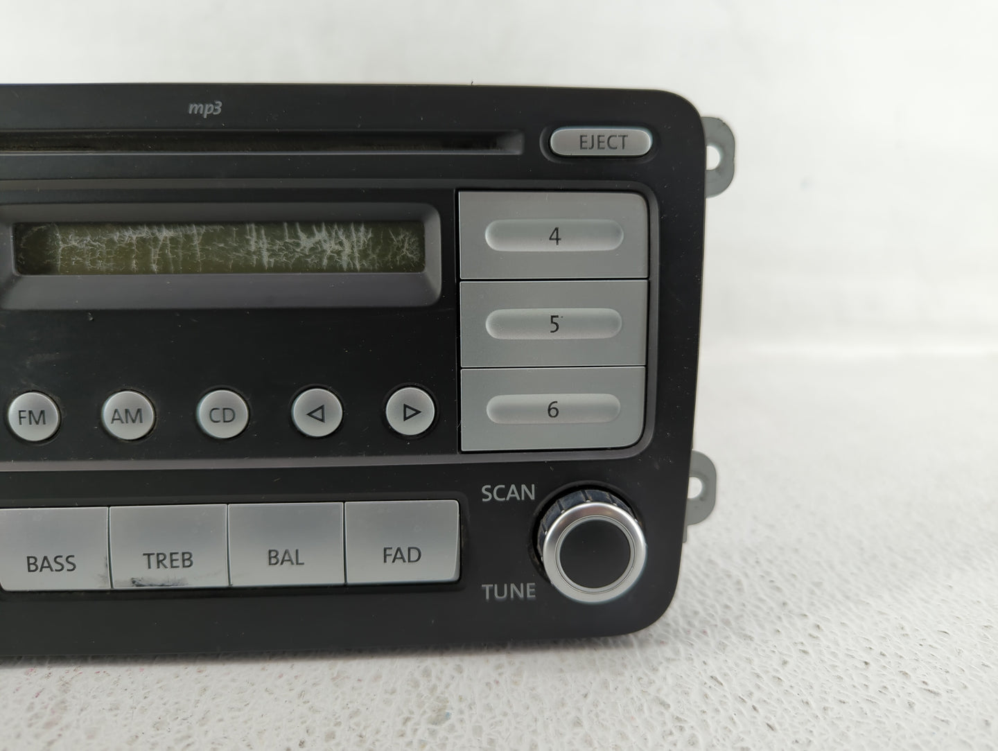 2006-2009 Volkswagen Jetta Radio AM FM Cd Player Receiver Replacement P/N:1K0 035 161 D 1K0 035 161 C Fits OEM Used Auto Par