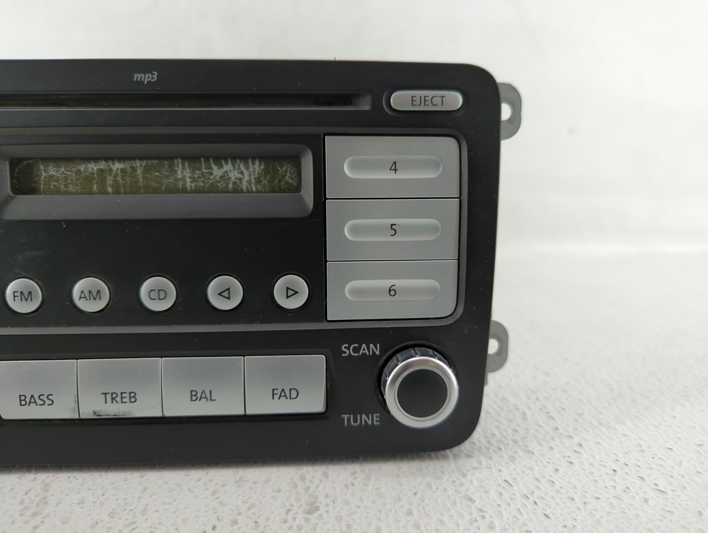 2006-2009 Volkswagen Jetta Radio AM FM Cd Player Receiver Replacement P/N:1K0 035 161 D 1K0 035 161 C Fits OEM Used Auto Par