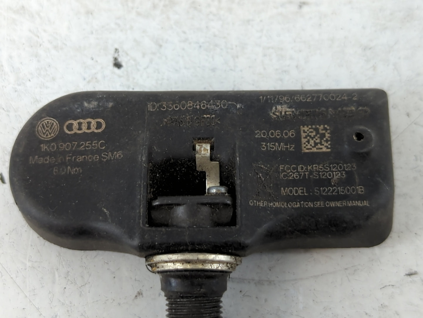 2008 Volkswagen Jetta Tire Pressure Monitoring System Sensor Tpms - Oemusedautoparts1.com