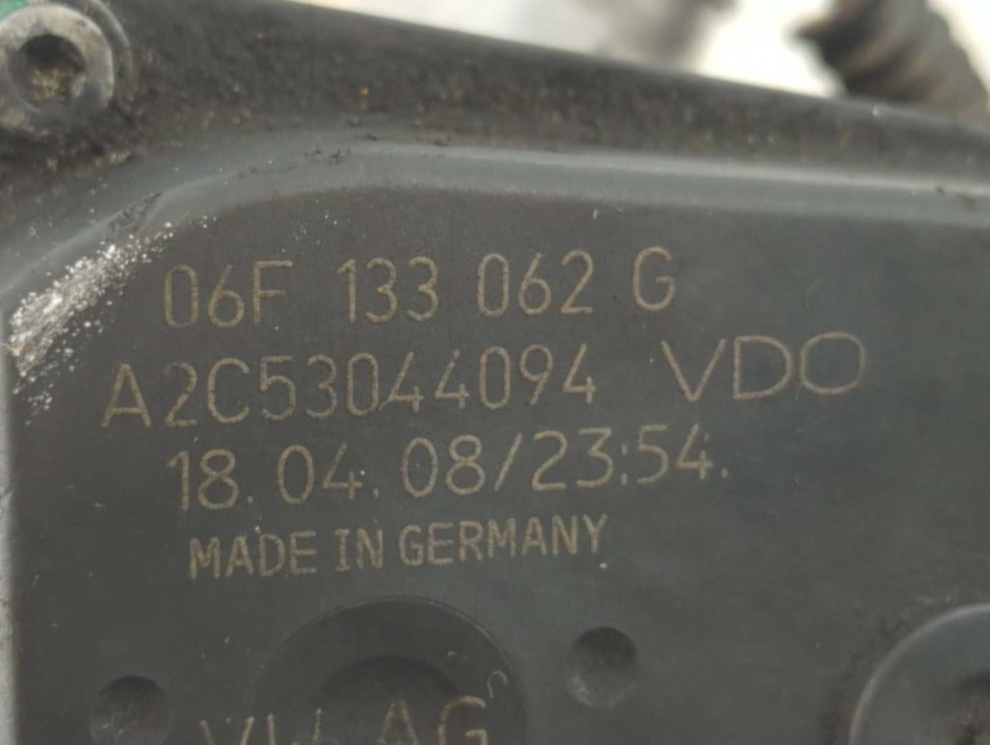 2006-2019 Volkswagen Jetta Throttle Body P/N:06F 133 062 G A2C53044094 Fits OEM Used Auto Parts - Oemusedautoparts1.com