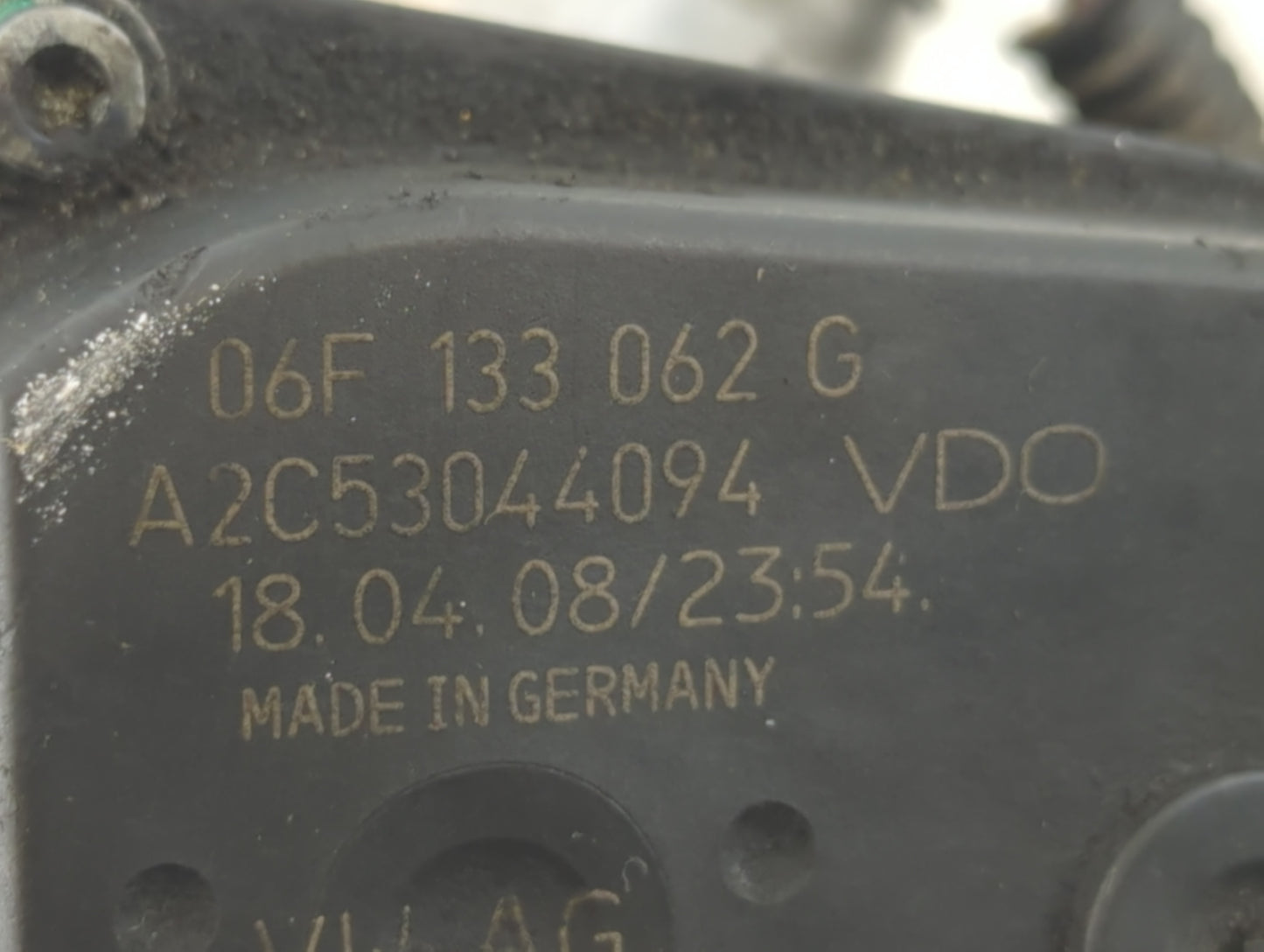 2006-2019 Volkswagen Jetta Throttle Body P/N:06F 133 062 G A2C53044094 Fits OEM Used Auto Parts - Oemusedautoparts1.com