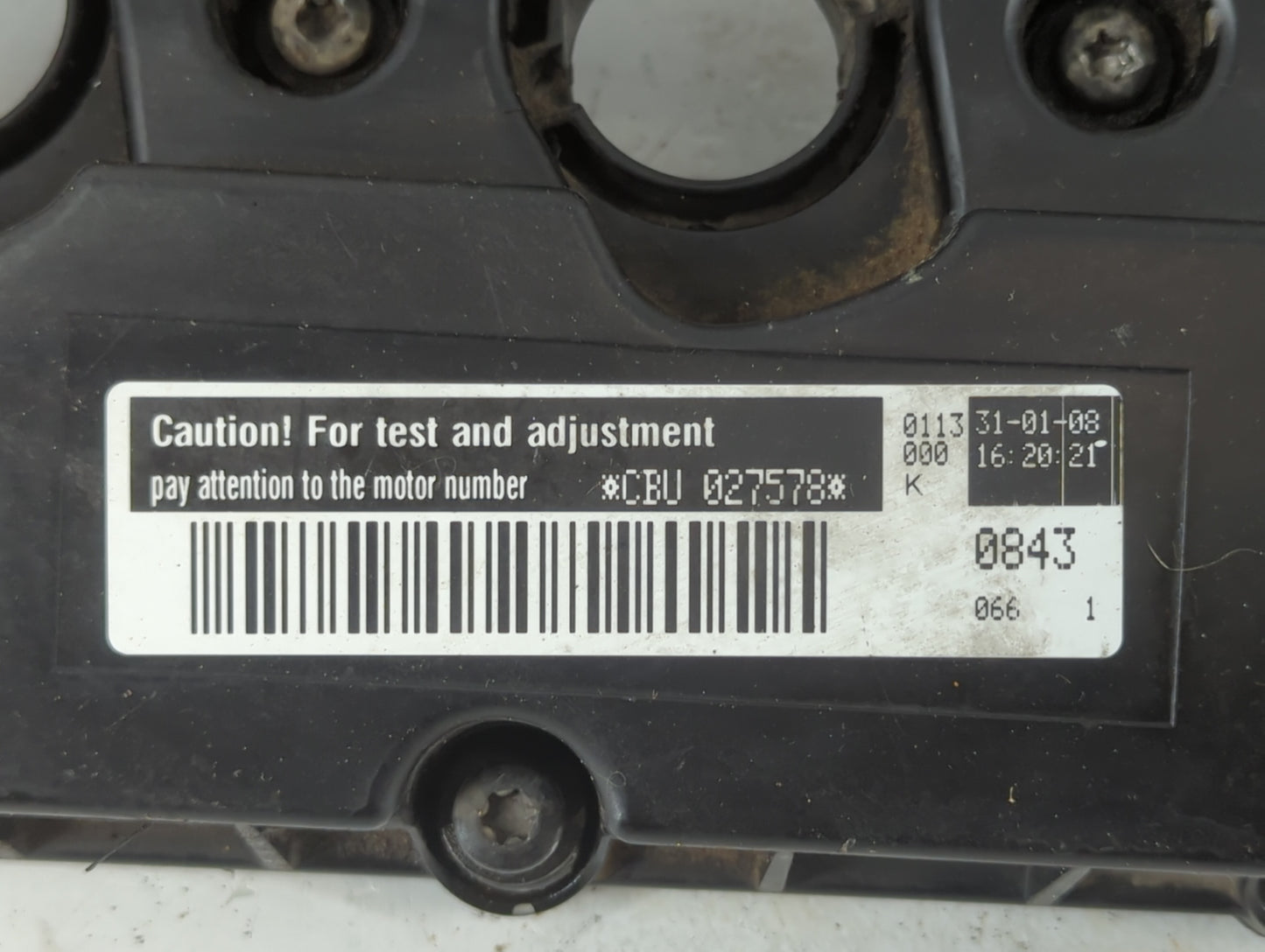 2008 Volkswagen Jetta Driver Left Cylinder Head Valve Cover Fits OEM Used Auto Parts - Oemusedautoparts1.com