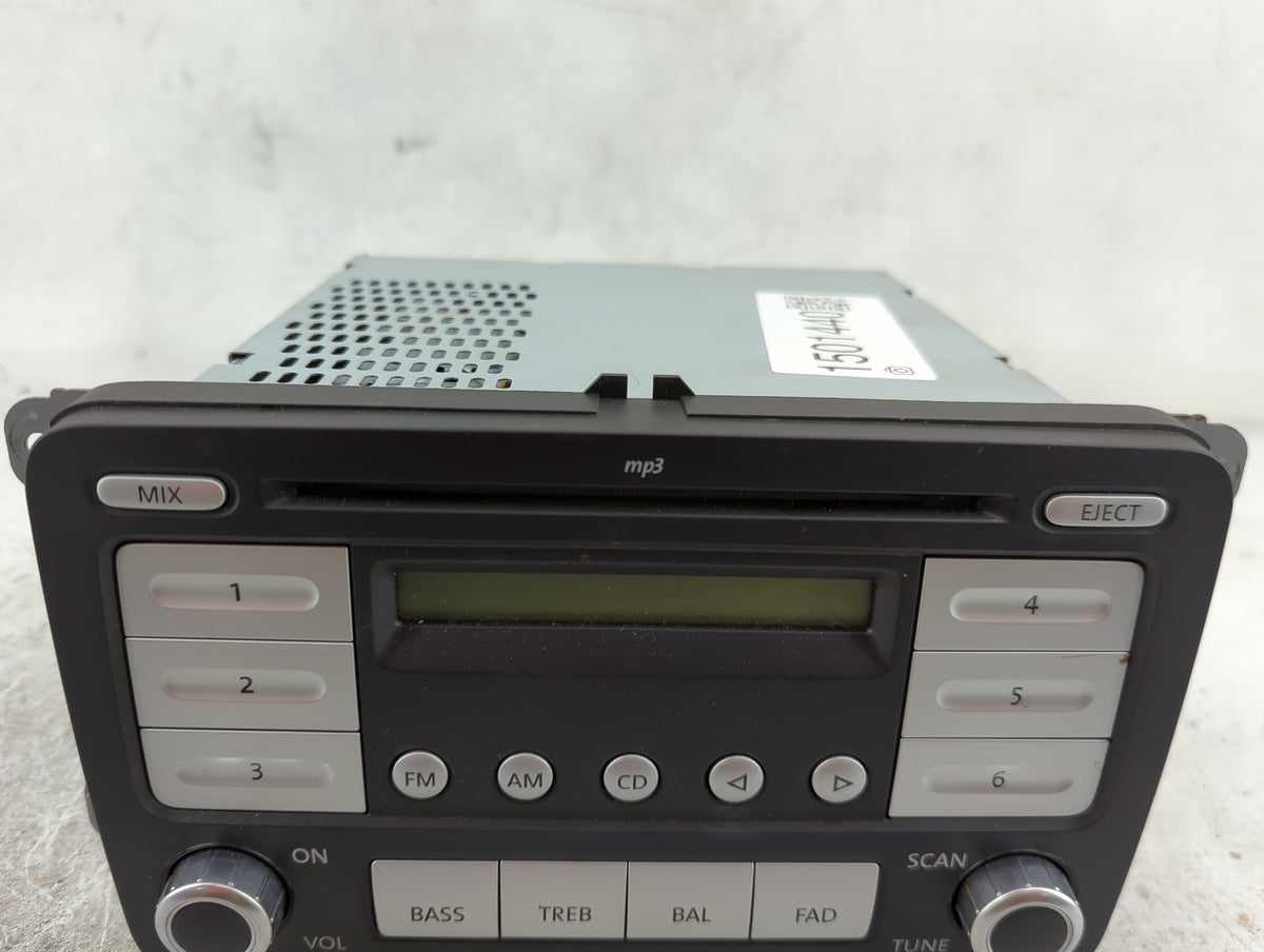 2008 Volkswagen Passat Radio AM FM Cd Player Receiver Replacement P/N:1K0035161C 28088967 Fits Fits 2006 2007 2009 OEM Used 
