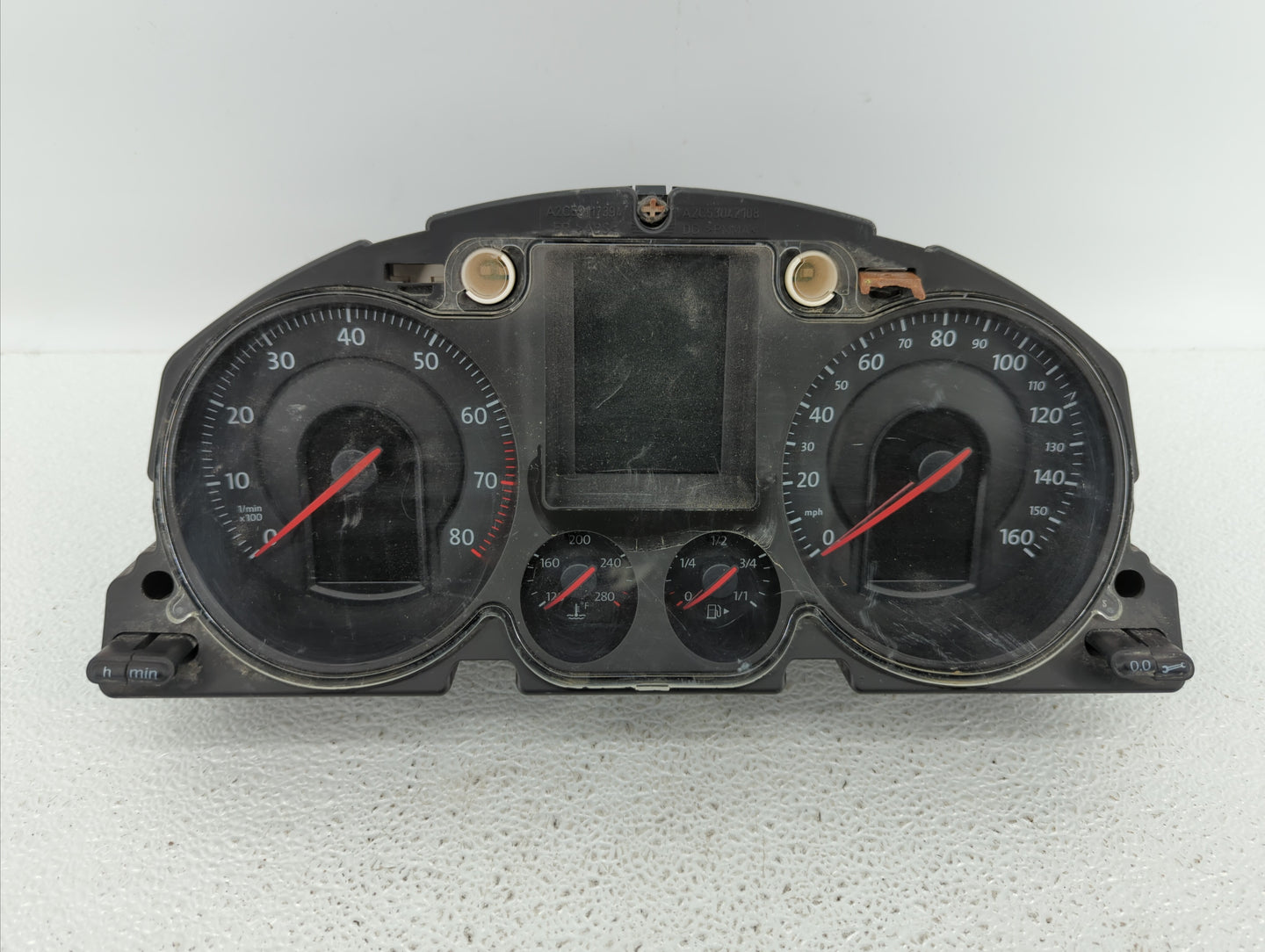2008 Volkswagen Passat Instrument Cluster Speedometer Gauges P/N:3C0920971F A2C53194181 Fits OEM Used Auto Parts - Oemusedau