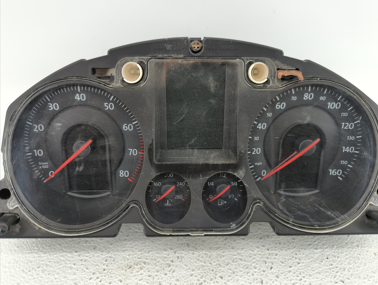 2008 Volkswagen Passat Instrument Cluster Speedometer Gauges P/N:3C0920971F A2C53194181 Fits OEM Used Auto Parts - Oemusedau