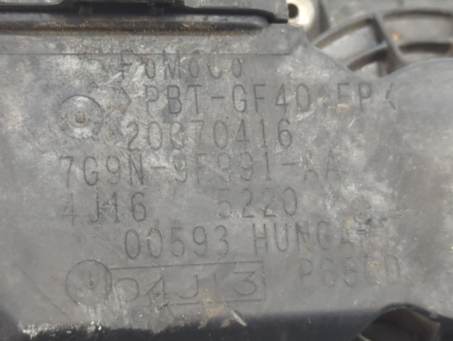 2008-2015 Volvo S80 Throttle Body P/N:7G9N-9F991-AA Fits Fits 2008 2009 2010 2011 2012 2013 2014 2015 2016 OEM Used Auto Par