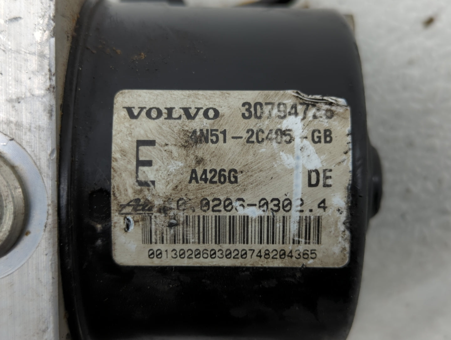 2008 Volvo V40 ABS Pump Control Module Replacement P/N:4N51-2C405-GB Fits Fits 2007 OEM Used Auto Parts - Oemusedautoparts1.