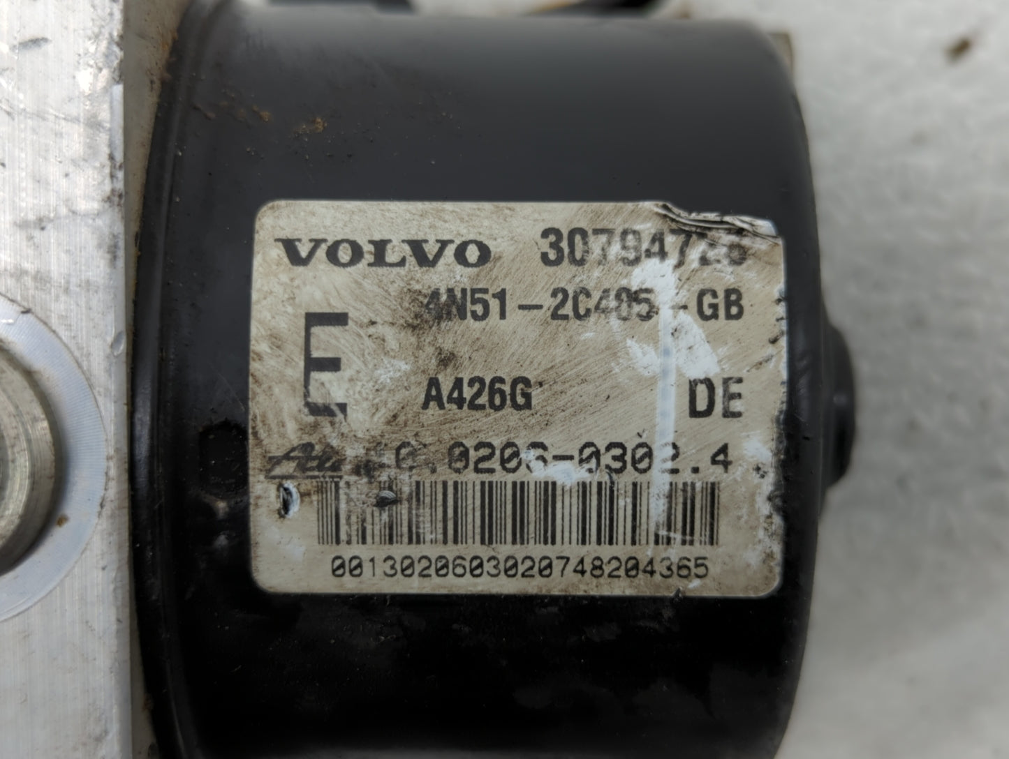 2008 Volvo V40 ABS Pump Control Module Replacement P/N:4N51-2C405-GB Fits Fits 2007 OEM Used Auto Parts - Oemusedautoparts1.